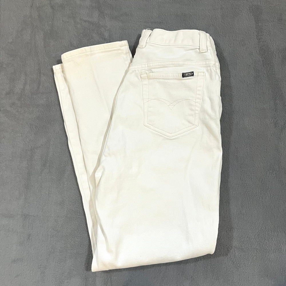 Gloria Vanderbilt Amanda Jeans White‎ Medium Wash Signature Label Denim Pants